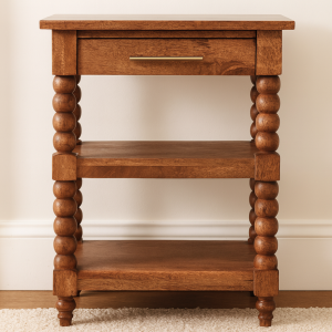 Brown Tables - Nora Lane Home furniture - Solid wood - 19.69 x 25.59 x 31.5 in