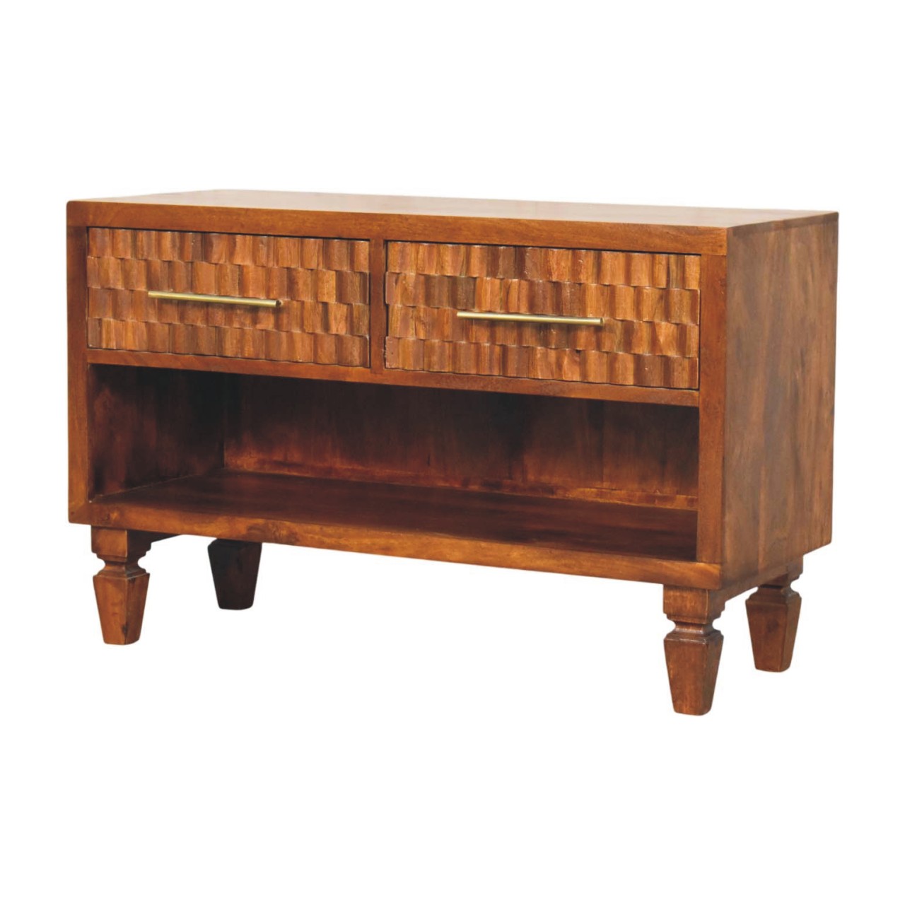 Brown Storage Bench - Nora Lane Home furniture - Solid wood - 38.19 x 17.72 x 19.69 in