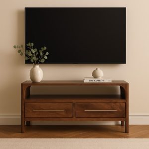 Brown Storage TV & Entertainment Furniture - Nora Lane Home furniture - Solid wood - 17.72 x 47.24 x 23.62 in