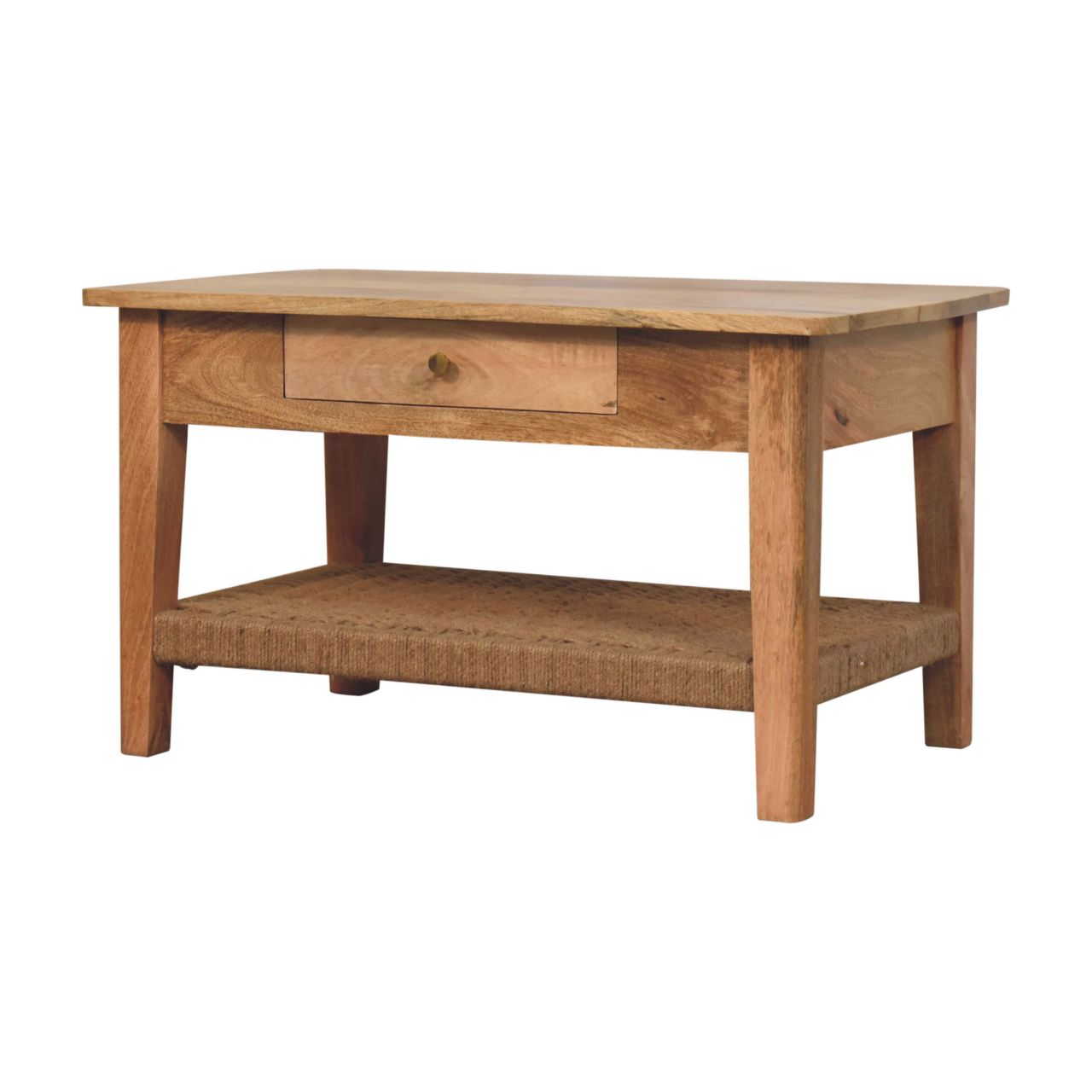 Brown Storage Coffee Table - Nora Lane Home furniture - Solid wood - 23.62 x 35.43 x 21.65 in