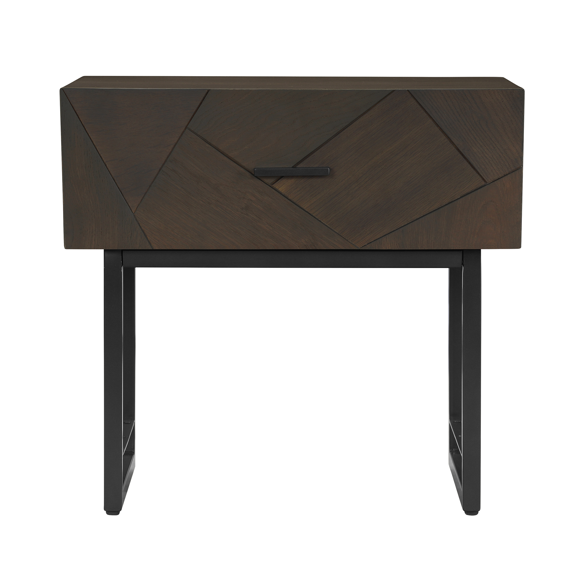 Natural Wood Storage Nightstand - Nora Lane Home furniture - Solid wood - 28 x 21 x 18 in