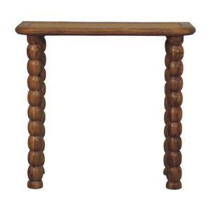 Rattan Console Table - Nora Lane Home furniture - Rattan detail - 35 x 14 x 32 in