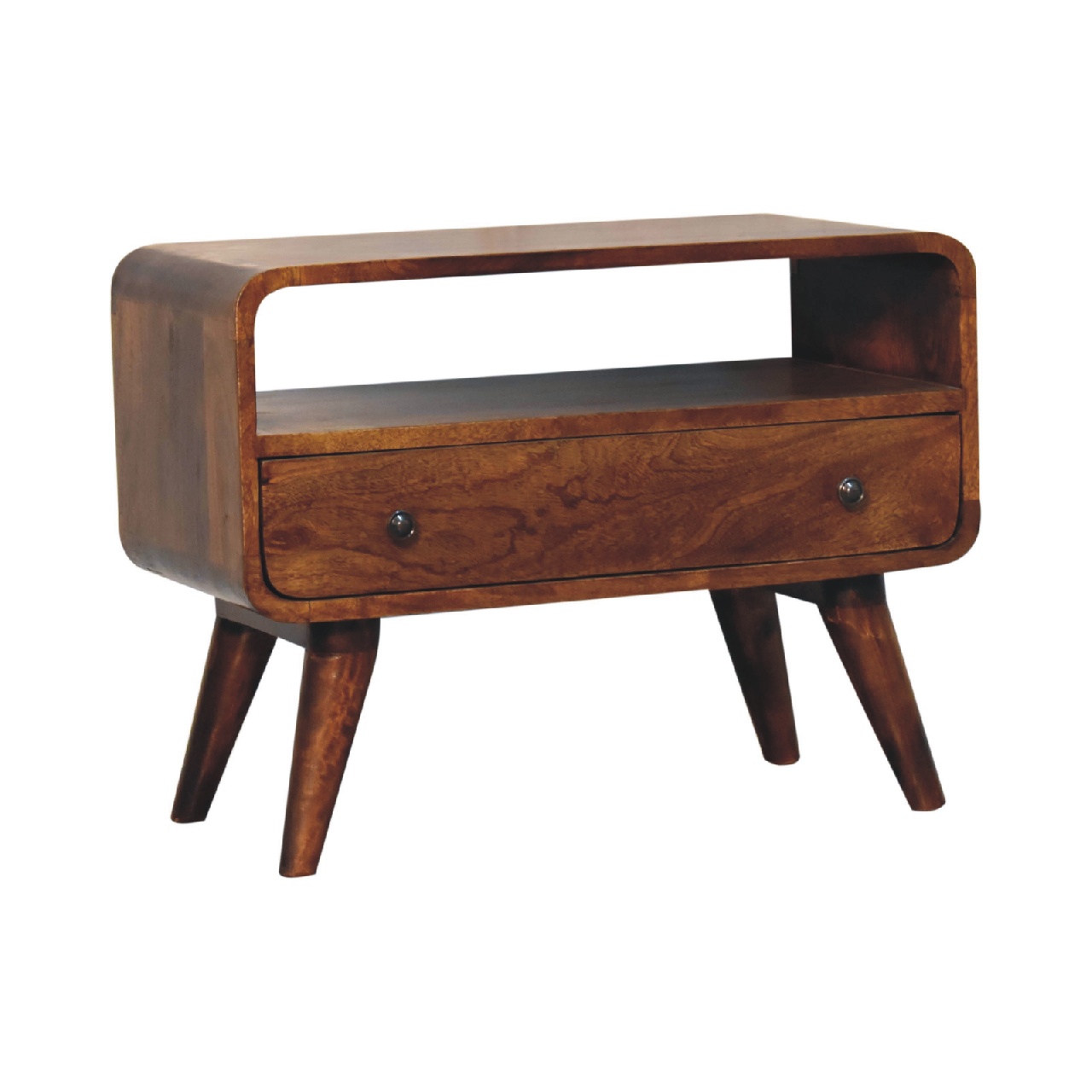 Brown Storage Cabinet - Nora Lane Home furniture - Solid wood - 27.56 x 15.75 x 13.78 in
