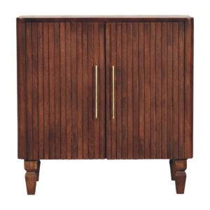 Brown Storage Cabinet - Nora Lane Home furniture - Solid wood - 33.46 x 17.72 x 27.56 in