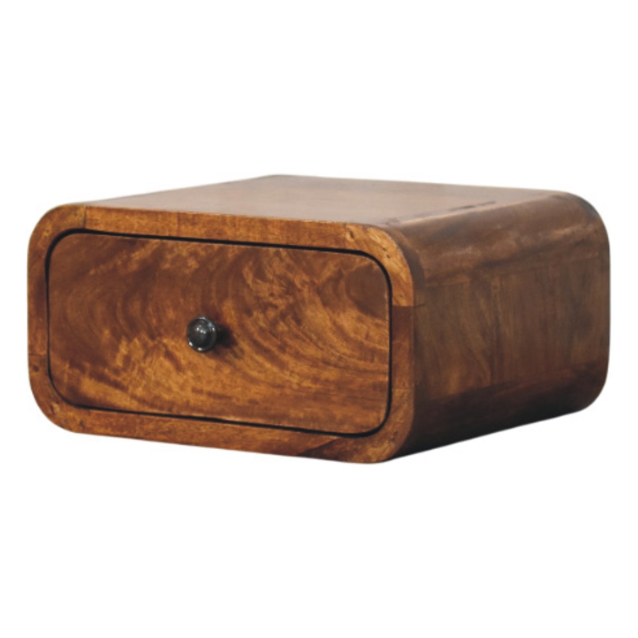 Brown Storage Cabinet - Nora Lane Home furniture - Solid wood - 15.75 x 13.78 x 9.84 in