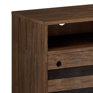 Natural Wood Wood TV Stand - Nora Lane Home furniture - Solid wood - 63.38 x 22.05 x 9.84 in