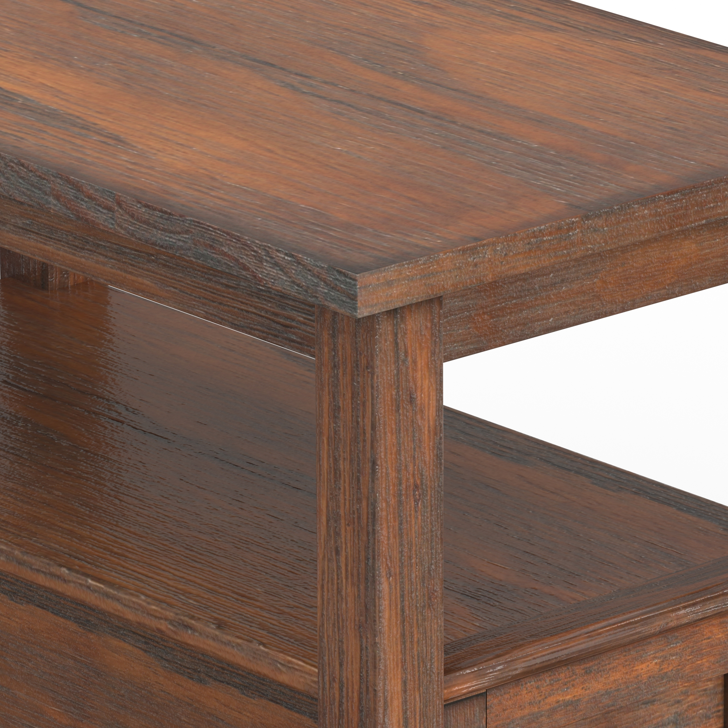 Brown Tables - Nora Lane Home furniture - Solid wood - 27.95 x 25.39 x 9.25 in