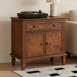 Walnut Storage Cabinet