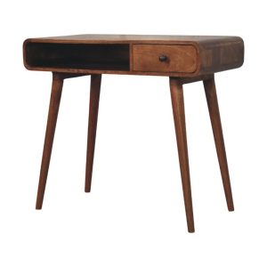 Brown Adjustable Desk - Nora Lane Home furniture - Solid wood - 39 x 22 x 14 in
