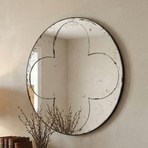 Black Round Wall Mirror