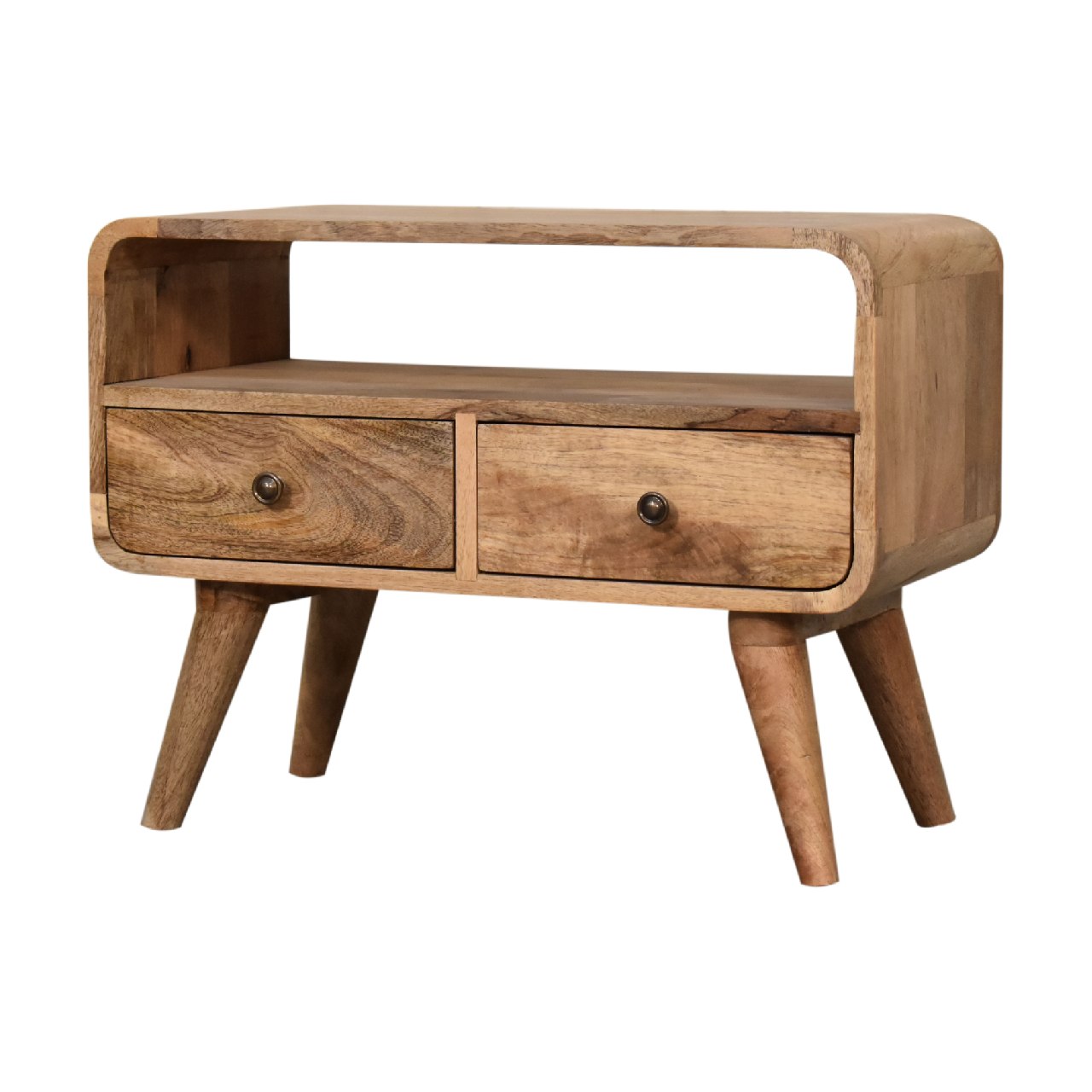 Natural Wood Storage TV & Entertainment Furniture - Nora Lane Home furniture - Solid wood - 27.56 x 15.75 x 14.57 in